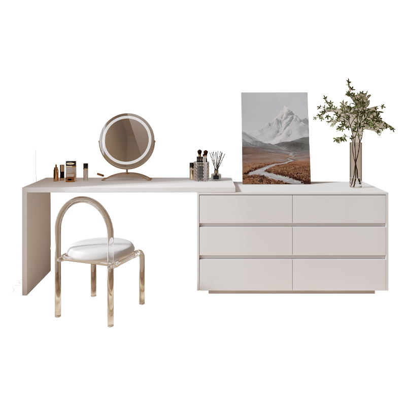 Desk Setup L Shaped - Meja Rias, Meja Komputer Kantor Rumah