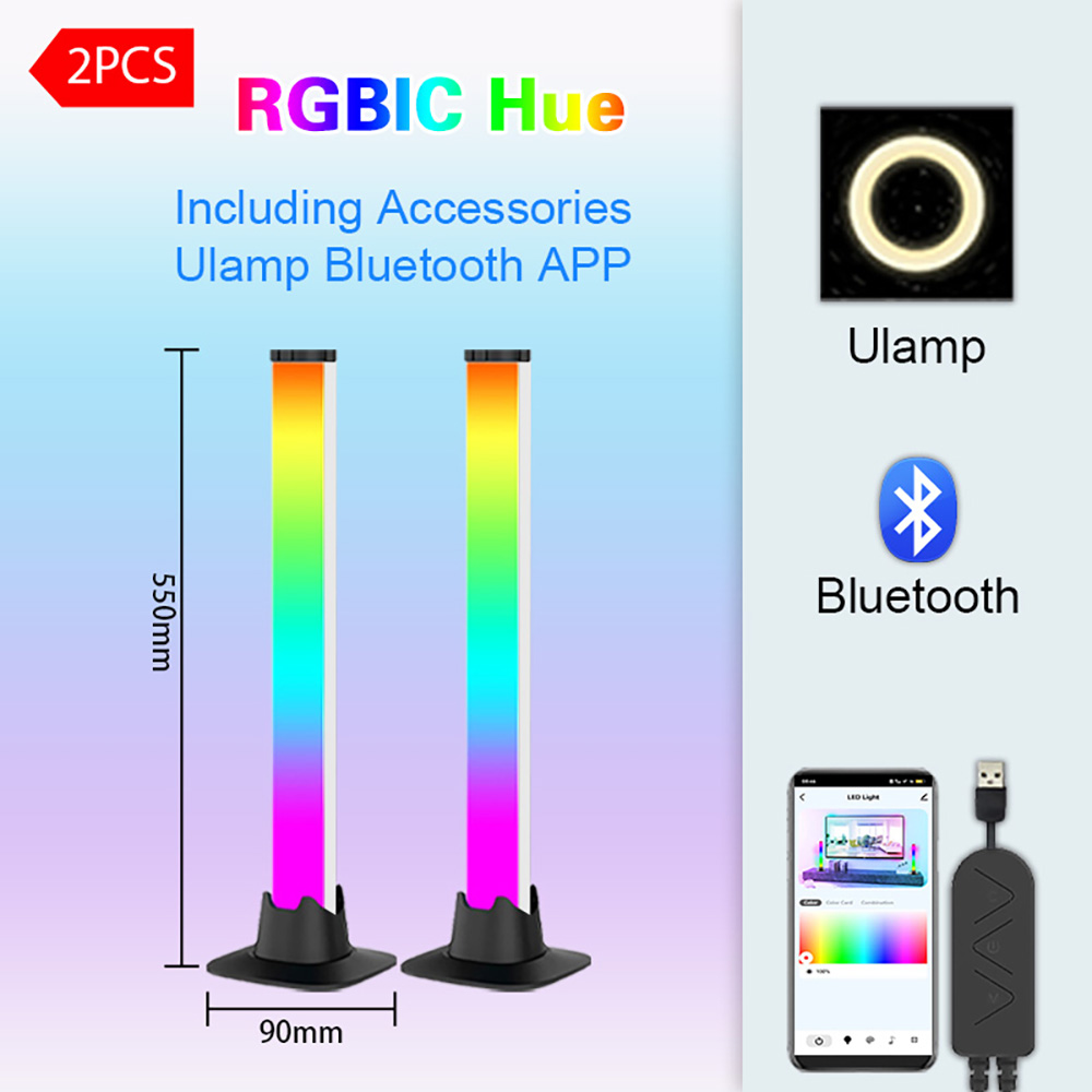 Lampu LED RGB untuk Meja, Lamp - Desk Setup With Tv ulasan dan harga