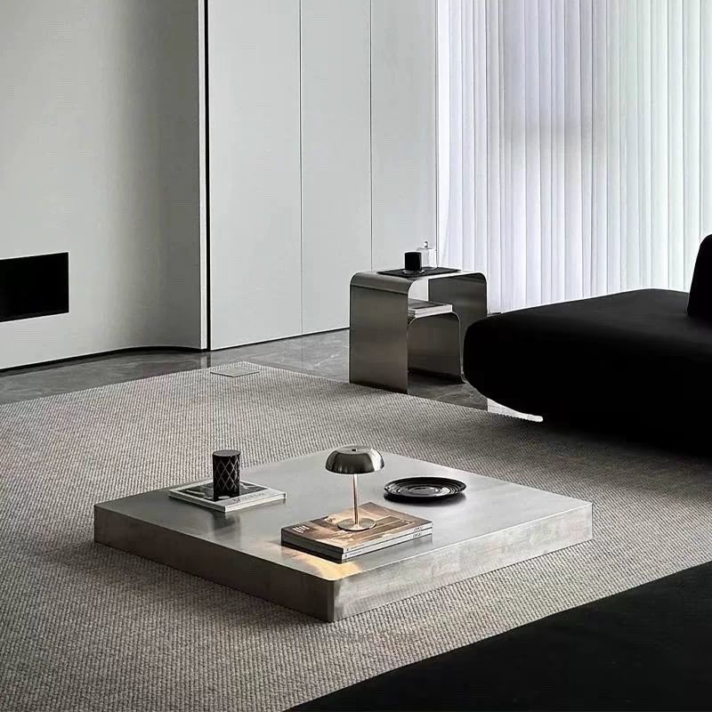Meja Sudut Stainless Steel Des - Desk Setup Minimalist ulasan dan harga