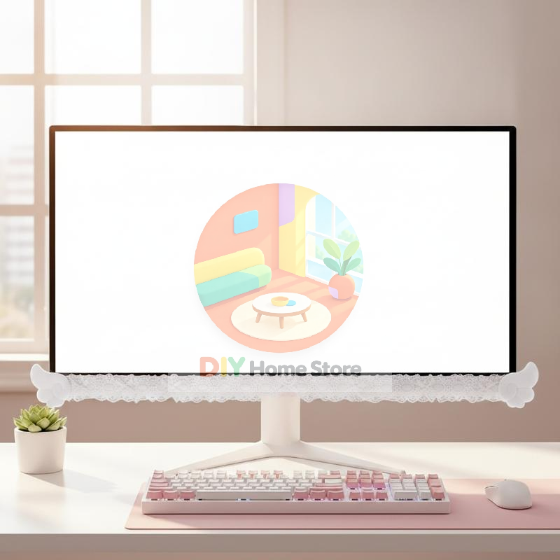 Hiasan Monitor Berbentuk Sayap - Setup Desk Monitor ulasan dan harga