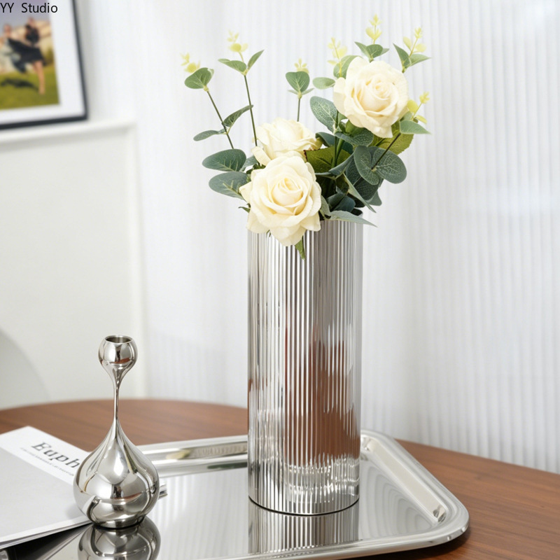 Vas Bunga Stainless Steel Mewa - Desk Setup Minimalist ulasan dan harga