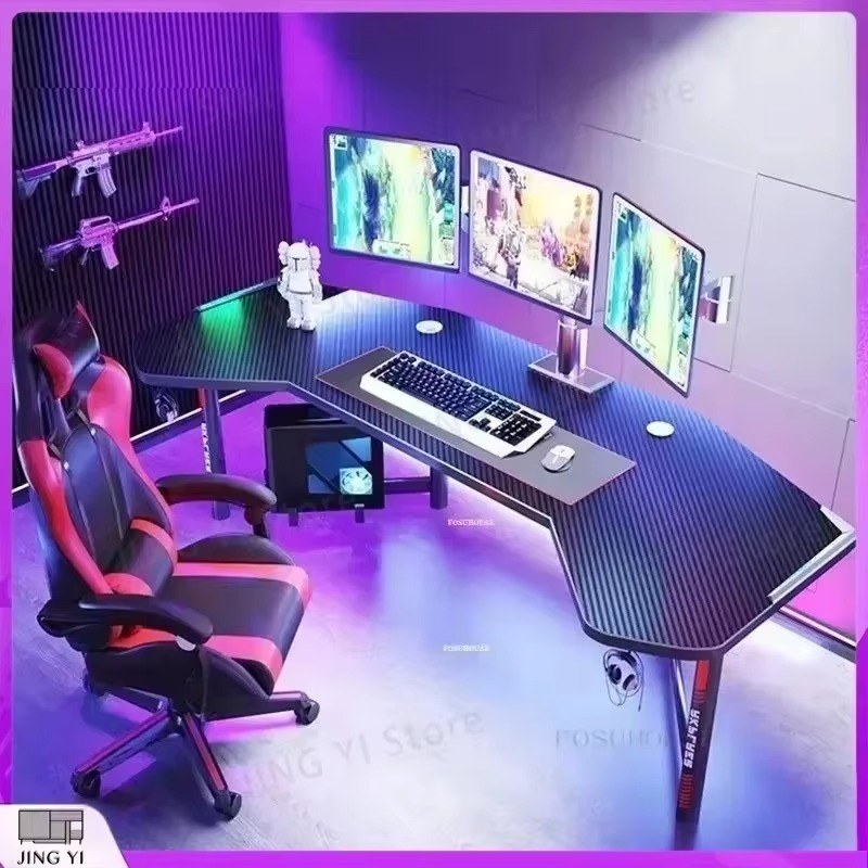 Meja Gaming Profesional Ergono - Desk Setup L Shaped ulasan dan harga