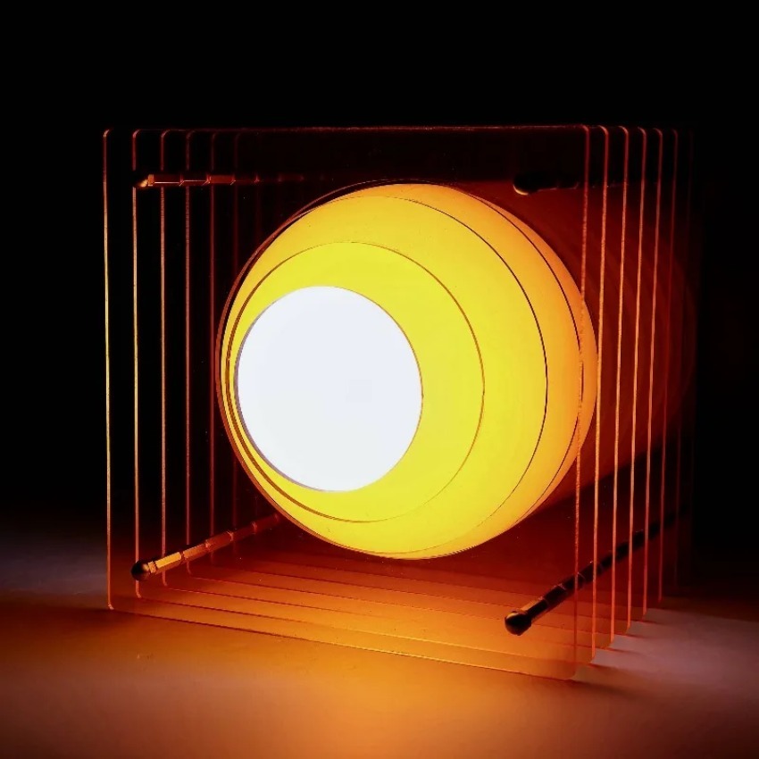 Lampu Bulan DIY Akrilik Seribu - Desk Setup Lamp ulasan dan harga