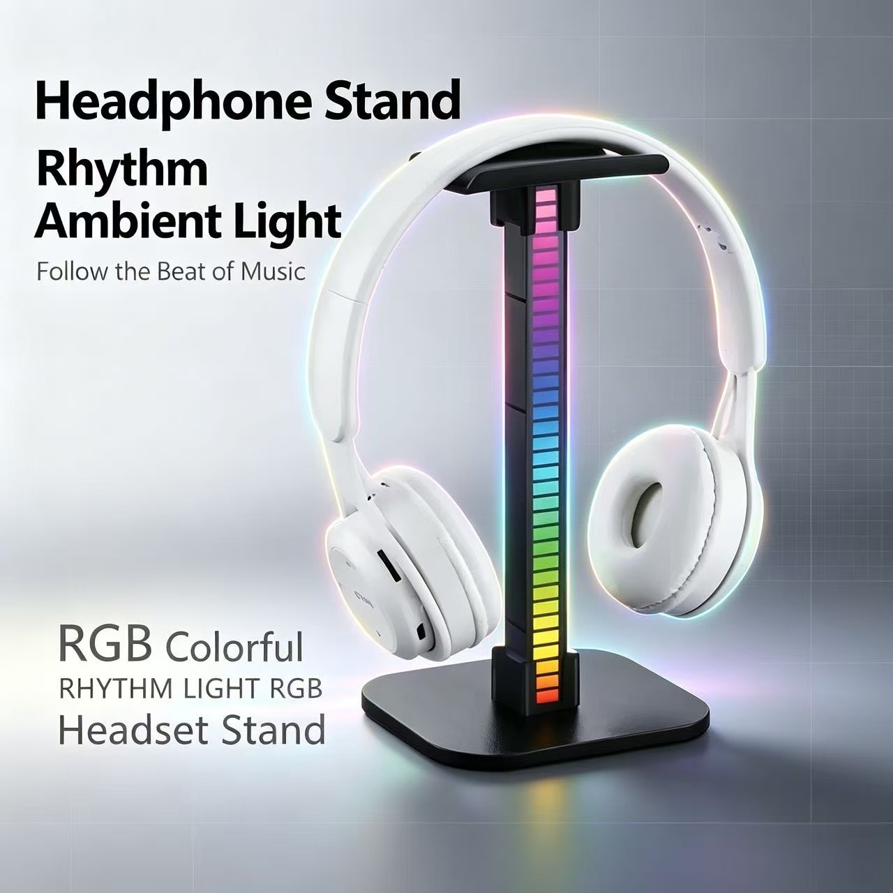 Penyangga Headphone Gaming USB - Desk Setup Lamp ulasan dan harga