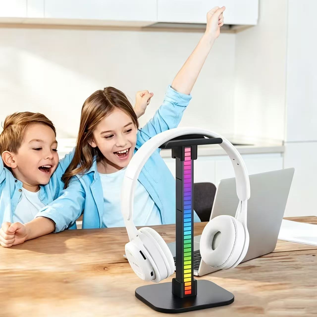 Penyangga Headphone Gaming USB - Desk Setup Lamp ulasan dan harga